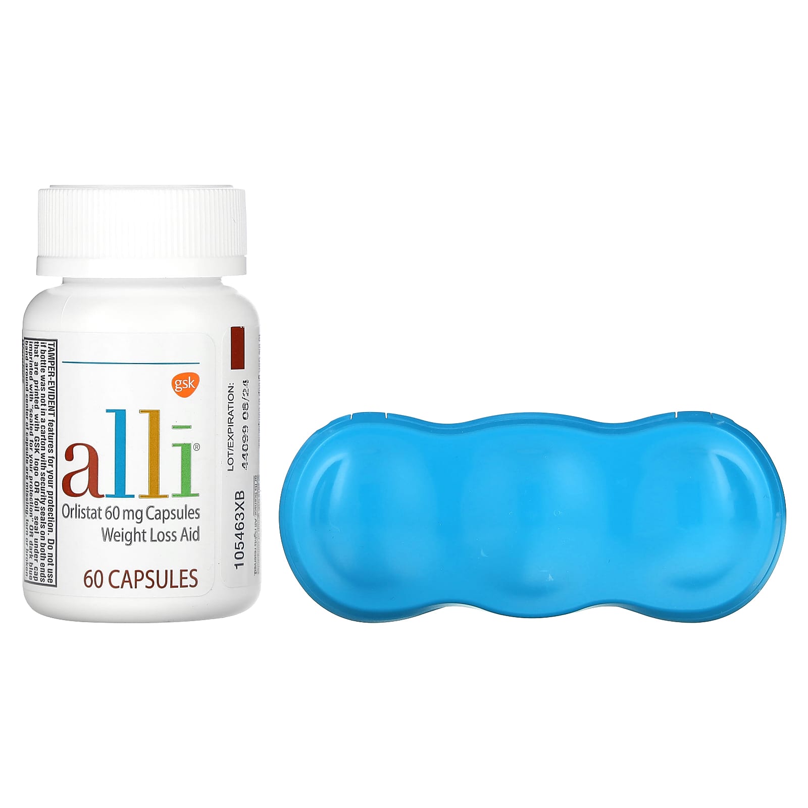 Alli Orlistat Auxílio à Perda de Peso Pacote Inicial 60 mg 60 Cápsulas - Imagem 4