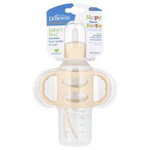 Dr. Browns Frasco com Bico com Canudo A Partir de 6 Meses Creme 250 ml (8 oz)