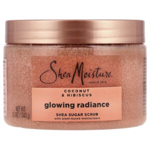 SheaMoisture Shining Radiance Esfoliante de Açúcar de Karité Coco e Hibisco 340 g (12 oz)