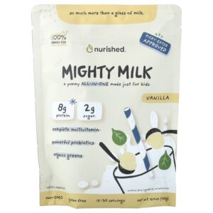Nurished Kids Mighty Milk Baunilha 259 g (914 oz)
