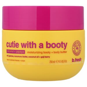 b.fresh Cutie With A Booty Booty Hidratante + Manteiga Corporal Coco + Mamão 250 ml (85 fl oz)