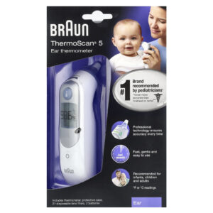Braun ThermoScan 5 Termômetro de Ouvido Kit com 25 Unidades