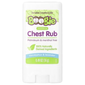 Boogie Wipes Soothing Chest Rub For Babies 3 Months & Older Eucalyptus & Lavender 0.49 oz (14 g)