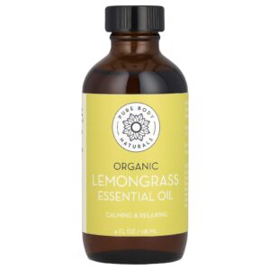 Pure Body Naturals Óleo Essencial Orgânico Capim-Limão 118 ml (4 fl oz)