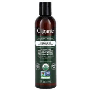 Cliganic Óleo de Abacate Orgânico 240 ml (8 fl oz)