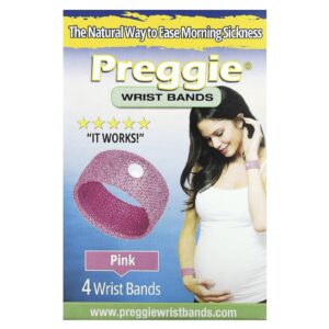 Preggie Pulseiras Rosa 4 Pulseiras