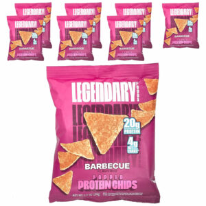 Legendary Foods Chips de Proteína em Pó Churrasco 7 saquinhos 34 g (12 oz) Cada
