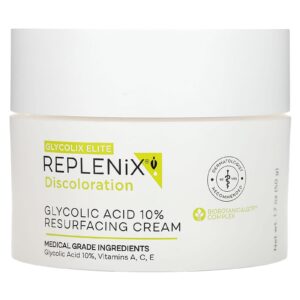 Replenix Discoloration Creme Rejuvenescedor de Ácido Glicólico a 10% Sem Perfume 50 g (17 oz)