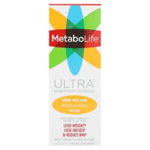 Metabolife Fórmula Ultra Avançada para Perda de Peso 45 Cápsulas