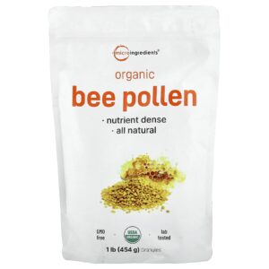 Micro Ingredients Pólen de Abelha Orgânica 454 g (1 lb)