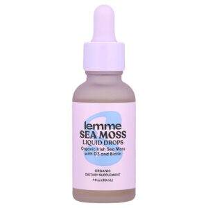 Lemme Gotas de Musgo Marinho Orgânico em Gotas 30 ml (1 fl oz)