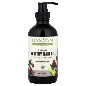 Banyan Botanicals Óleo Capilar Saudável Orgânico 236 ml (8 fl oz)