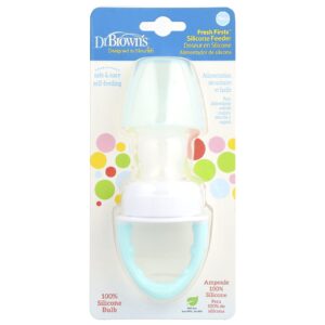 Dr. Browns Alimentador de Silicone Fresh Firsts™ A Partir de 4 Meses Menta 1 Unidade
