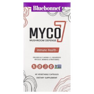 Bluebonnet Nutrition Myco7™ Mushroom Defense 60 Cápsulas Vegetais