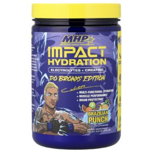 MHP Impact Hydration Eletrólitos + Creatina Ponche Brasileiro 159 oz (099 lb)