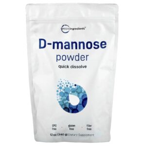 Micro Ingredients D-Mannose em Pó 340 g (12 oz)