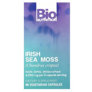 Bio Nutrition Musgo-do-Mar-Irlanda 90 Cápsulas Vegetarianas (750 mg por Cápsula)