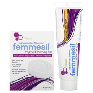 Femmesil Barra de Limpeza Vaginal e Pomada Ultratherapy Conjunto de 2 Unidades