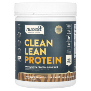 Nuzest Clean Lean Protein Manteiga de Amendoim com Chocolate 500 g (176 oz)