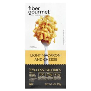 Fiber Gourmet Macarrão Light e Queijo 170 g (6 oz)