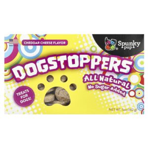 Spunky Pup Dogtoppers Treats para Cães Queijo Cheddar 142 g (5 oz)