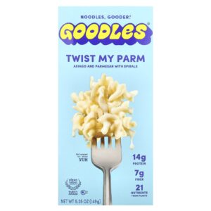 Goodles Twist My Parm Asiago e Parmesão com Espirais 149 g (525 oz)