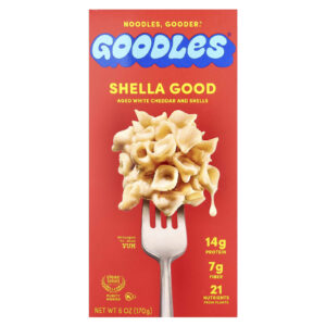Goodles Shell Good Cheddar Branco Envelhecido e Conchas 170 g (6 oz)