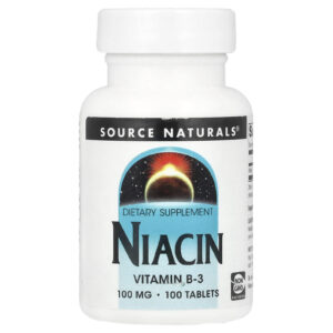 Source Naturals Ácido Nicotínico 100 mg 100 Comprimidos