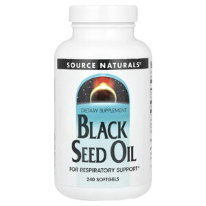 Source Naturals Óleo de Cominho Preto 240 Cápsulas Softgel