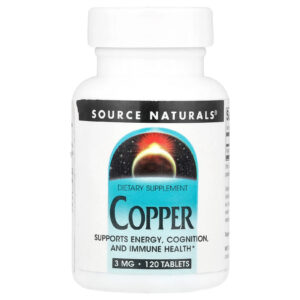 Source Naturals Cobre 3 mg 120 Comprimidos