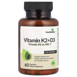 Futurebiotics Vitamina K2+D3 60 Cápsulas
