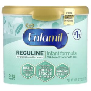 Enfamil Fórmula Infantil Reguline® Pó à Base de Leite com Ferro 0-12 Meses 553 g (195 oz)