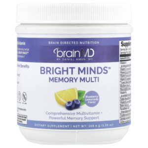 BrainMD Multivitamínico Bright Minds™ Limonada de Mirtilo 1584 g (559 oz)