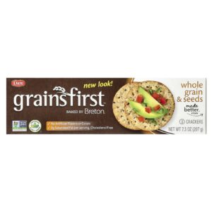 Breton Original Crackers Grains First™ Biscoitos Grãos Integrais e Sementes 207 g (73 oz)
