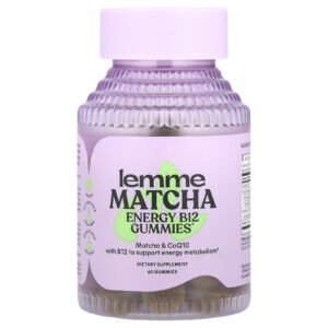 Lemme Gomas para Energia B12 e CoQ10 Matcha 60 Gomas