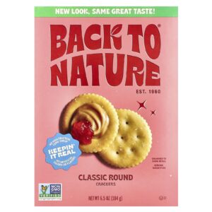Back to Nature Biscoitos Redondo Clássico 184 g (65 oz)