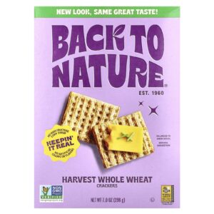 Back to Nature Biscoitos Colheita de Trigo Integral 198 g (7 oz)