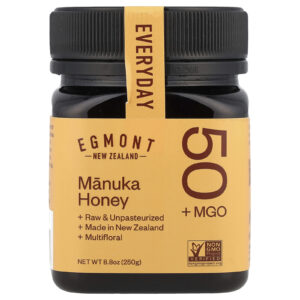 Egmont Honey Mel de Manuka Cru e Não Pasteurizado MGO 50+ 250 g (88 oz)
