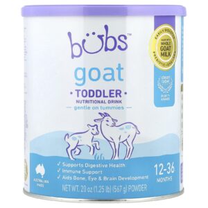 Aussie Bubs Goat Bebê Bebida Nutricional em Pó 12 a 36 Meses 567 g (20 oz)