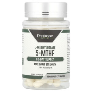Probase Nutrition L-Methylfolate 5-MTHF 15 mg 60 Cápsulas