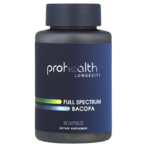 ProHealth Longevity Bacopa de Espectro Completo 60 Cápsulas