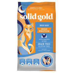 Solid Gold Indigo Moon™ Para Gatos Todas as Fases Com Galinha e Ovo 136 kg (3 lb)