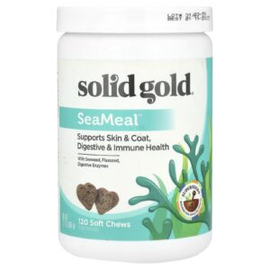 Solid Gold SeaMeal™ Para Cães 120 Cápsulas Mastigáveis 360 g (127 oz)