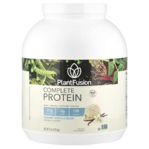 PlantFusion Proteína Completa Fava de Baunilha Cremosa 225 kg (5 lb)