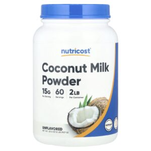 Nutricost Leite de Coco em Pó Sem Sabor 907 g (324 oz)