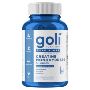 Goli Nutrition Gomas de Creatina Mono-hidratada 60 Gomas