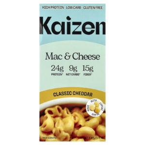 Kaizen Macarrão e Queijo Cheddar Clássico 178 g (64 oz)