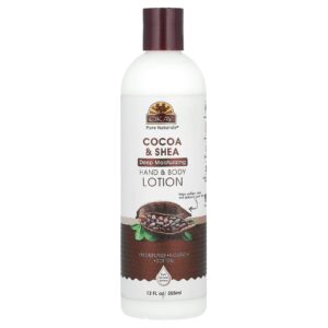 Okay Pure Naturals Loção para Mãos e Corpo Cacau e Karité 355 ml (12 fl oz)