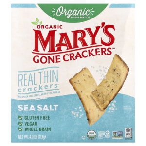 Marys Gone Crackers Organic Real Thin Crackers™ Sal Marinho 113 g (4 oz)