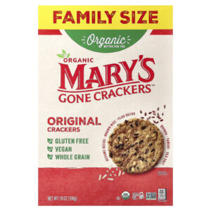 Marys Gone Crackers Biscoitos Orgânicos Originais 198 g (7 oz)